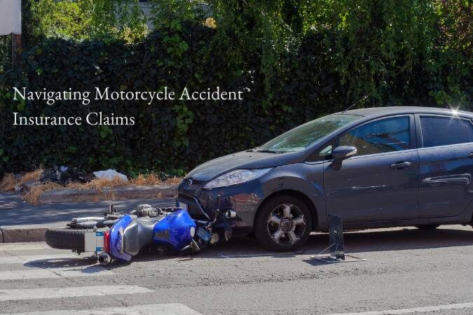 Navigating motorcycle accident insurance claims with an expert attorney.